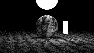 **Image 18:** *Scene with rectangle and sphere light sources*